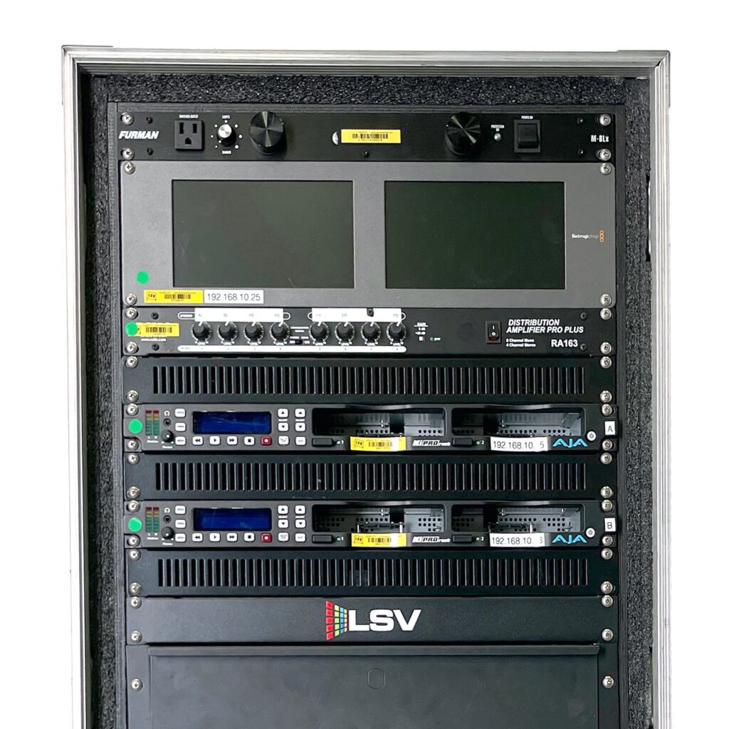 Aja KiPro Rack HD Recorders - 2x Pre-Configured Half Rack